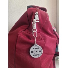 Брелок блин штанги — на рюкзак или ключи