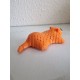 Фиджет антистресс котик 3D игрушка цвет оранжевый