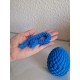 Подвижный дракон в яйце антистресс 3D синий