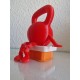 Гиря с ножками красная в подарок качку