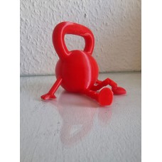 Гиря с ножками красная в подарок качку