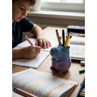 Подставка для ручек (карандашница) капибара многоцветная