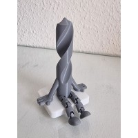 Бро-сверло с подвижными ножками