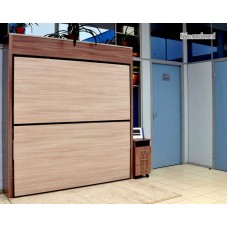 Мебельный комплект двухъярусной шкаф кровати РФ101 глубина 400мм. (ЛДСП)