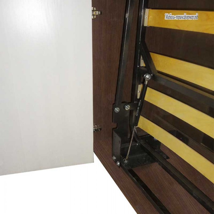 Подъемная кровать встраиваемая в шкаф