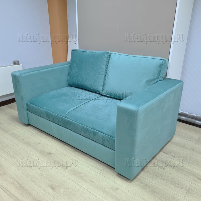 Механизм двуспальной горизонтальной шкаф-кровати РФ108 с диваном Luxe