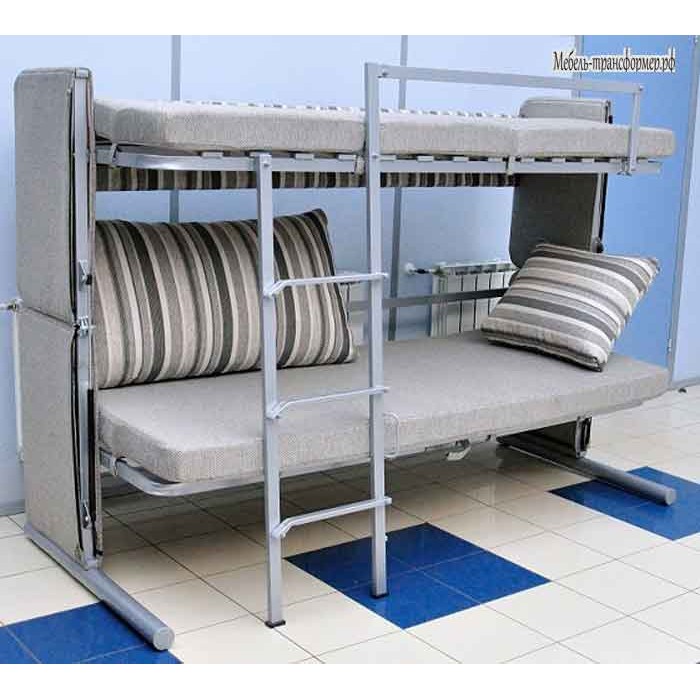 Механизм - двухъярусный кровать диван