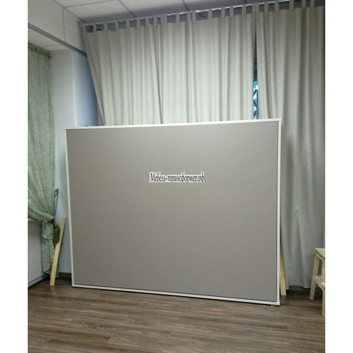 Двуспальная горизонтальная шкаф-кровать РФ108 с диваном Luxe