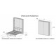 Подъемный механизм для шкафа кровати РФ102ГН (900,1200,1400, 1600,1800) PUSH/ демпфер